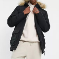 Black Puffer Jacket For Men