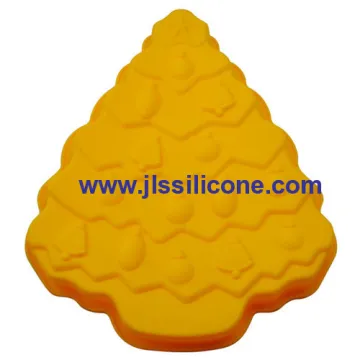 Big Bakeware Silicone Christmas Tree Baking Molds Or Pan 