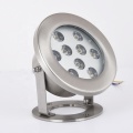 9W الفولاذ المقاوم للصدأ IP68 DC24V RGB LED تحت الماء