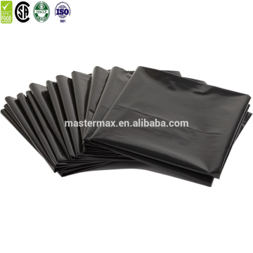 2016 Top selling recycled and degradable big black pe garbage bag
