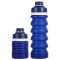 زجاجة ماء قابلة للطي سيليكون BPA الحرة