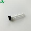 Round bottom test tube plastic with screw cap