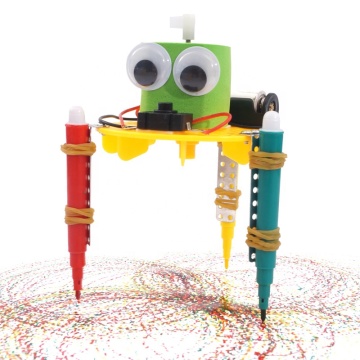 STEM Science Educational Kid autoenseñando Dibujo de bricolaje inteligente Dibujo Robot juguete