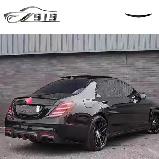 Carbon Fiber Trunk Spoiler for S-Class W222 S63 S65 (2014-2019)