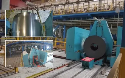 Steel Roll Coils Engineering System Packing Solution