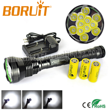 Super Bright 12xCree XM-L LED 13000 Lumen 12T6 LED Flashlight