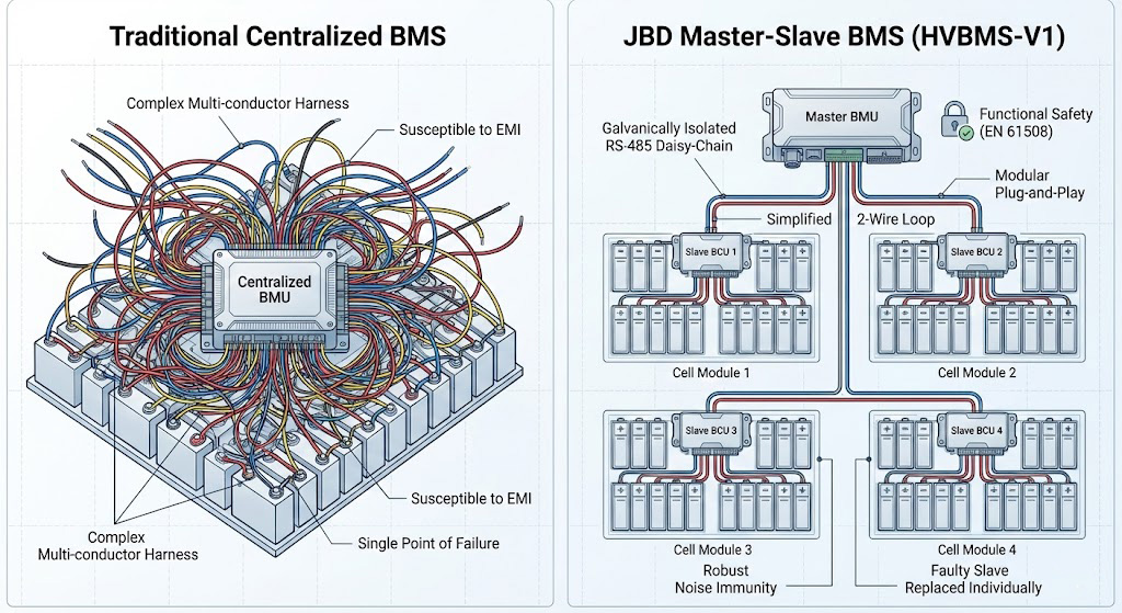 jbd-master-slave-bms-vs-centralized-wiring