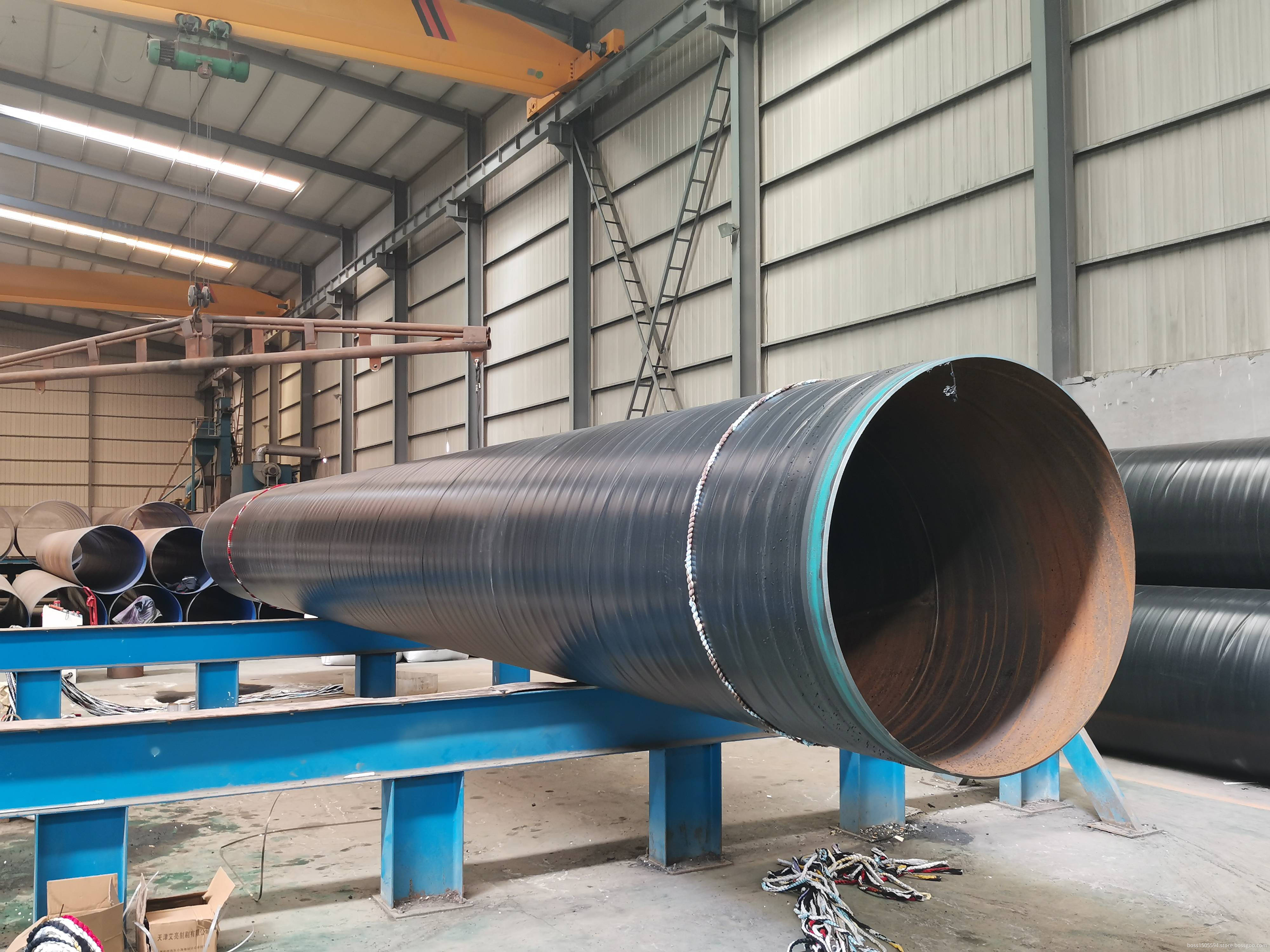 3 PE anti-corrosive welded pipe