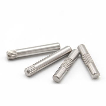 304 Edelstahlmitte Knurled Dowel Pin
