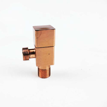 Chromed Brass Angle Valve for Toilet Stop Check Valve