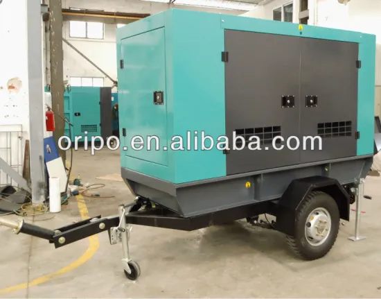 25kva trailer diesel generator for indonesia with famous brand engine and alternator