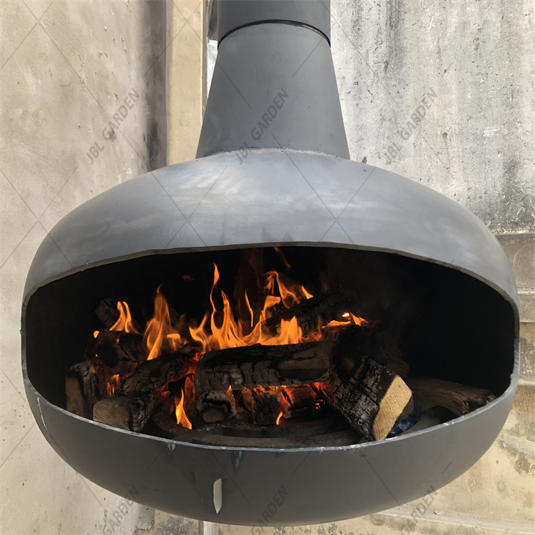 Hotel and Indoor Heater Rotating Suspended FirePlace