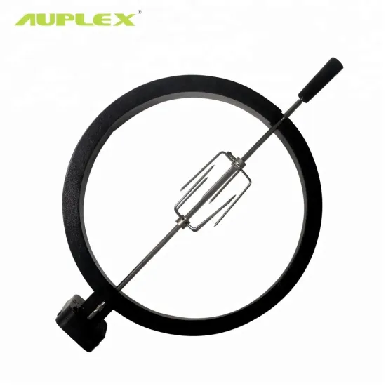 Auplex Grill Oven Charcoal Chicken Kamado BBQ Rotisserie Rotary Chicken Rack