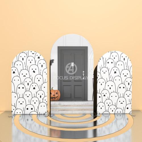 Halloween Metal Arch Round Backdrop