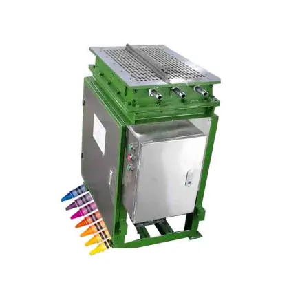 Automatic Crayon Maker: Colorful Wax Crayon Making Machine