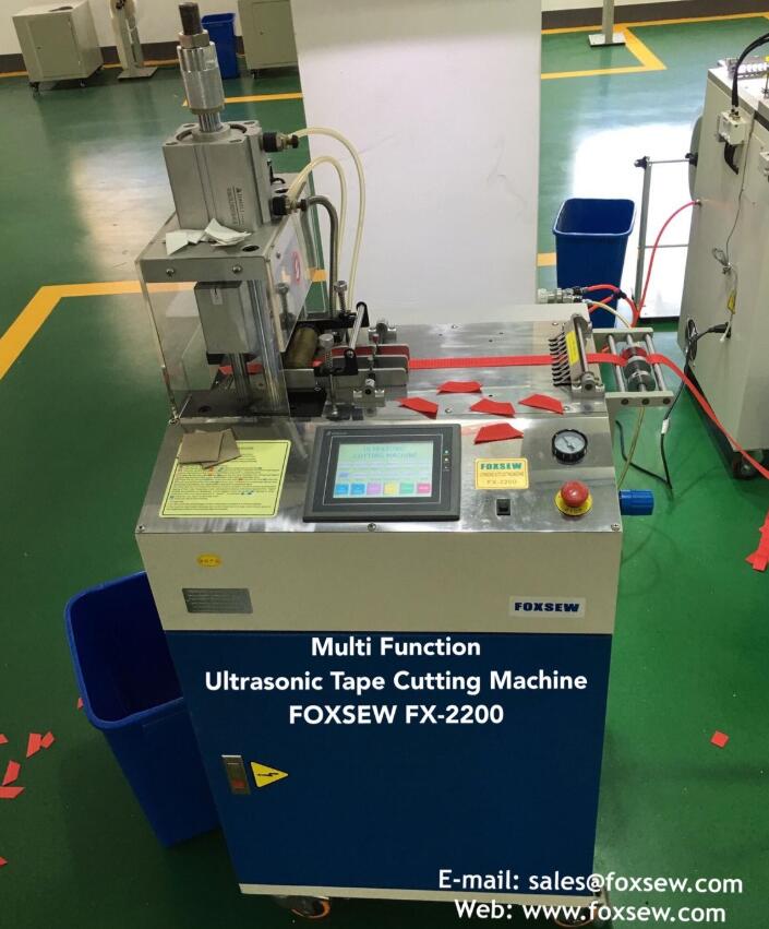 Ultrasonic Tape Cutting Machines FOXSEW FX-2100 & FOXSEW FX-2200 -6