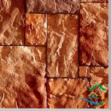 Outdoor stone effect garden wall cladding