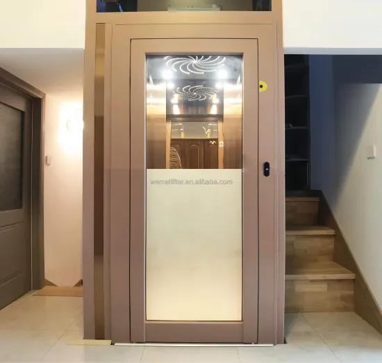 Modern Indoor Residential Elevator for Sale - 2 Person Small Home Elevator for 1 Floor