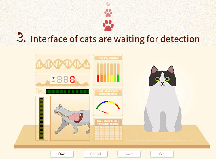 Bio quantum resonance magnetic analyzer dog & cat