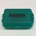 Plastic portable sealed double-layer pill case