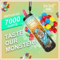 일회용 vape 키트 R &amp; M Monster 7000 퍼프 상자