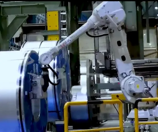 Intelligent Steel coil Labeling Machine