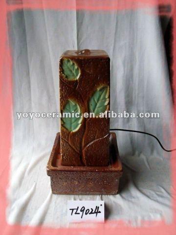 ceramic glazed Mini water fountain