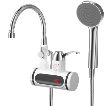 Automatic Electric Heating Water Faucet with LED Digital Temperature Display - Water Mixer Tap
