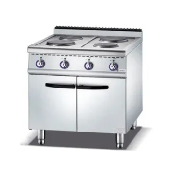 New Design Commercial Heavy Duty 4 Hot-Plate Cooker with Oven Restaurant Hot Plate Cooker