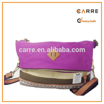 custom leisure foldable ladies' shoulder bag crossbody bag canvas