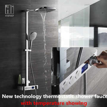 New design Bathroom thermostatic shower faucet mixer with temperature setting