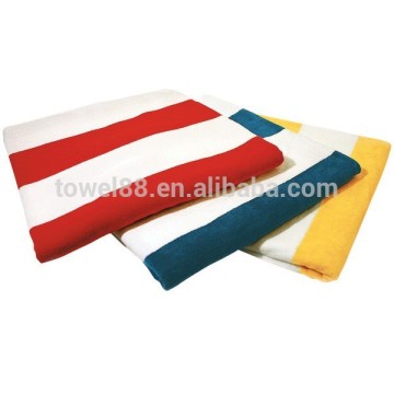100% cotton banded satin towel striped beach towel