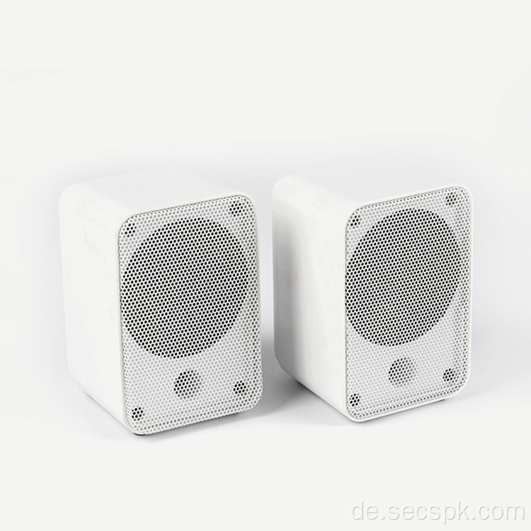 4 &quot;Desktop-Lautsprecherbox aus Kunststoff