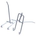 10 Pcs 3.9inch Long White Metal Store Grid Wall Bracket Display Hooks