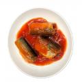 سمك الماكريل المعلب المعتمد من الاتحاد الأوروبي في صلصة الطماطم