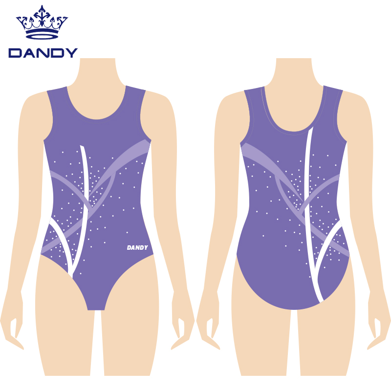 Sleeveless sublimation training leotards