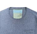 Rajutan Pria Osmanthus Stitch 100% Cotton Crewneck Pullover