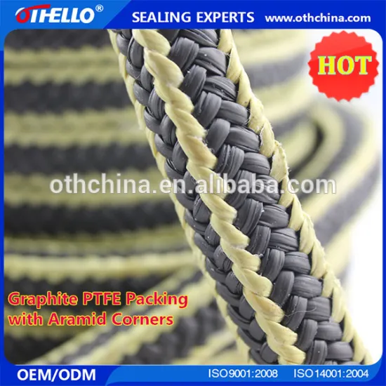Aramid fiber packing/Kevlar fiber packing with PTFE Graphite