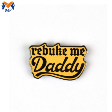 ของขวัญเล็ก ๆ โลหะ Custom Daddy Enamel Pin