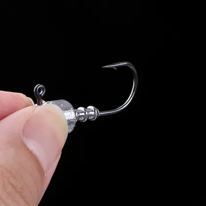 Lead Bullet Head Jig Hook Metal Fishing Lure JY2028