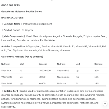 Apoio ao apetite pós-esterilização para animais de estimação