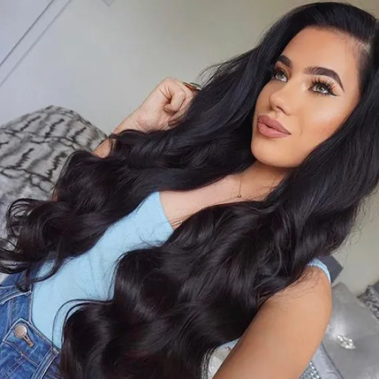 Wholesale Swiss Lace Body Wave Human Hair Wigs Hot Selling Body Wave Virgin Hair Brazilian Cuticle Aligned Hair Wig