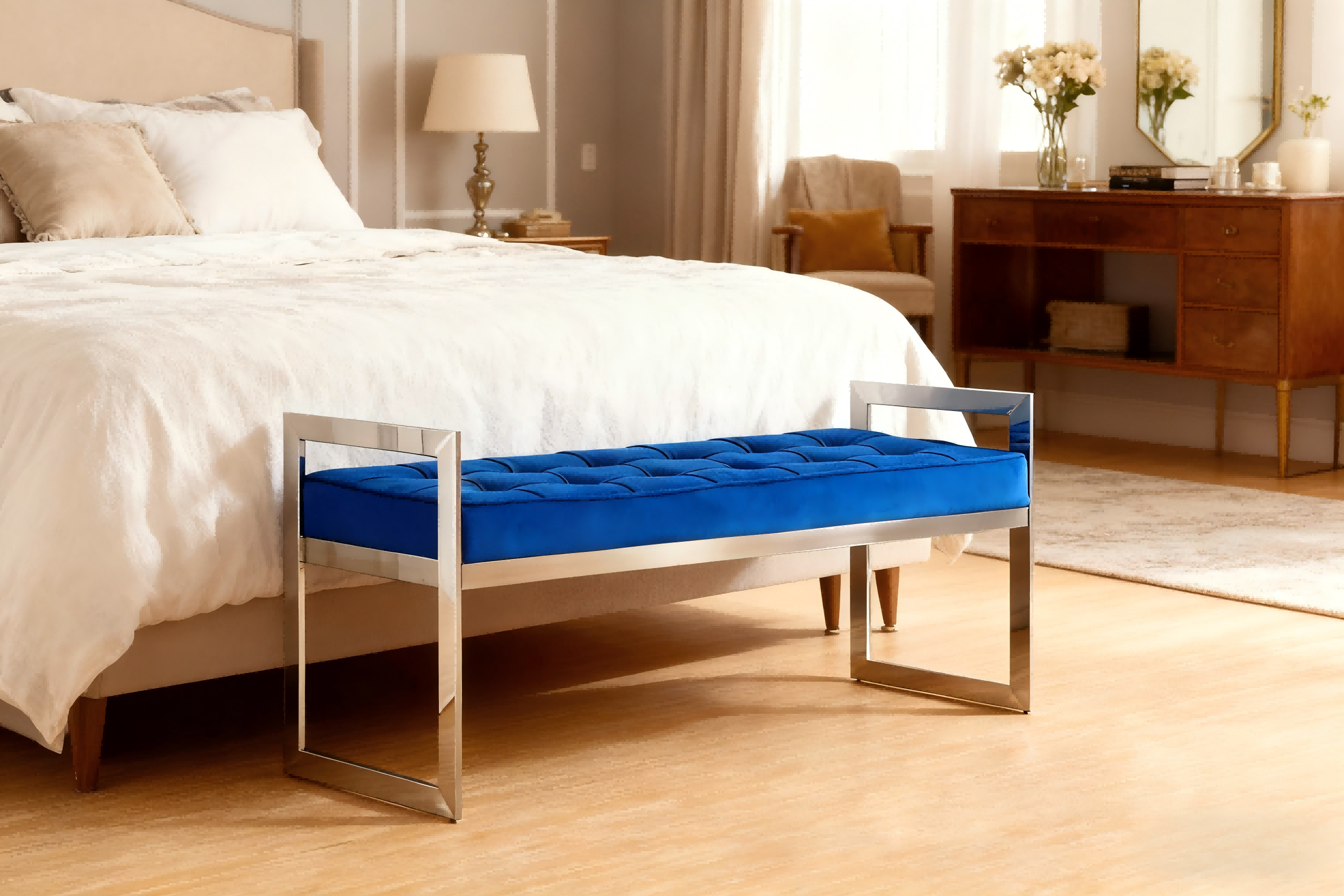 TL-AB05 velvet bench 8