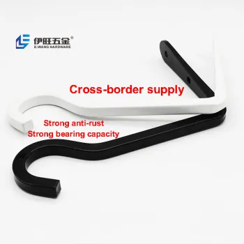 YIWANG Fashion Metal Iron Wall Hanging Brackets - Decorative Outdoor Wall Hooks