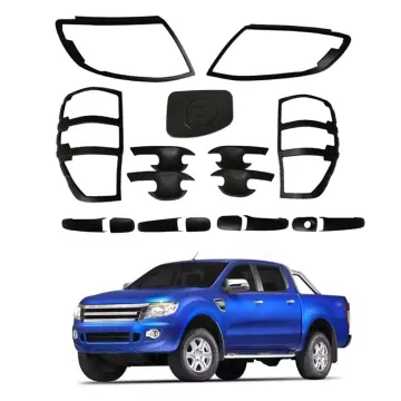 Ranger 2012-2015 Exterior Accessories Black Full Combo Set for Ford Ranger T6 T7