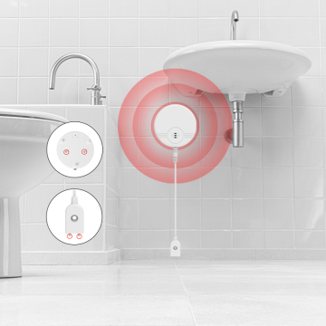 135dB Wireless Home Alarm System with Acoustic Water Leak Detector
