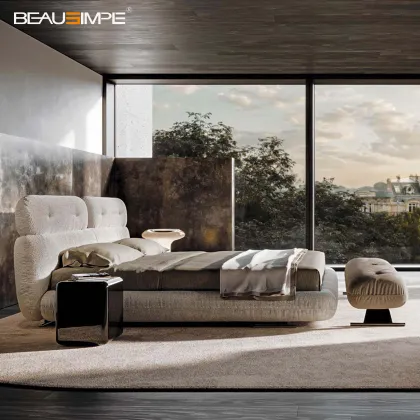 Libra Queen Storage Bed in Italian Minimalist Design