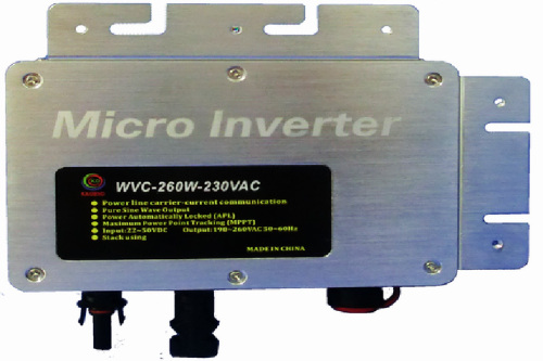 260W IP65 Micro Grid Tie Inverter Wvc Series