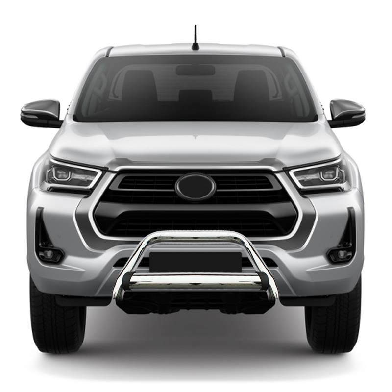 304 stainless steel U-shaped front bumper with adhesive