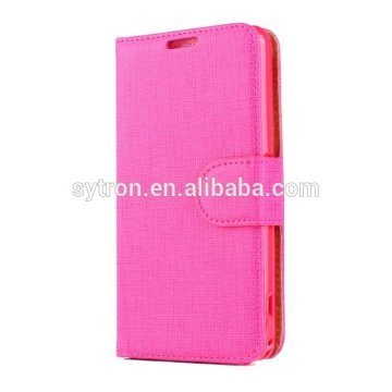 Protective cover denim silicone flip phone case for sony xperia m5